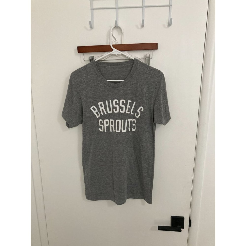 Private Party Brussels Sprouts Tee, Gray, Medium